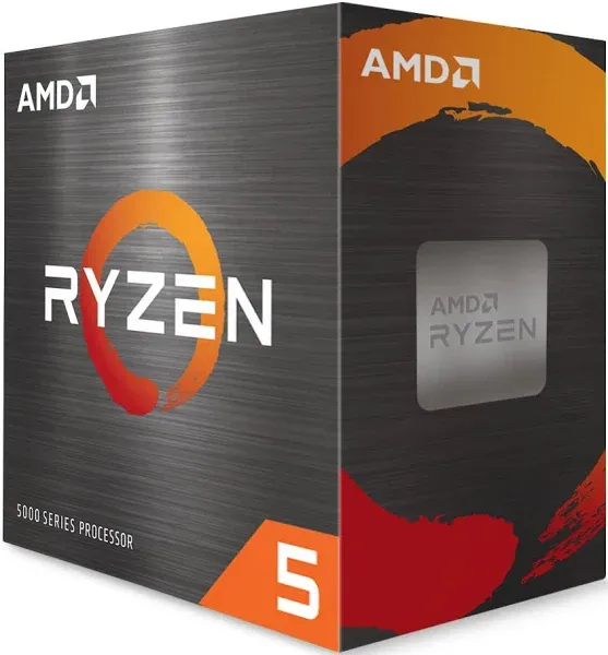 AMD Ryzen 5 5500 R5 Socket AM4 Zen 3 Processor with Wraith Stealth CPU Cooler