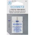 SCHMETZ NEEDLE - TWIN STRETCH NEEDLES 75/11 [4.0MM] (1775)