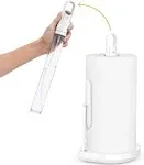 simplehuman Paper Towel Pump - White Steel