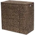 Birdrock Home Oversized Divided Hamper with Liners and Lid