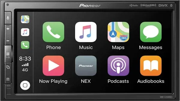 Pioneer DMH-C2550NEX Bluetooth Single DIN In-Dash Multimedia Receiver