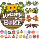 IDATOO Interchangeable Welcome Home Sign