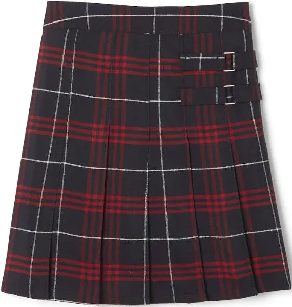 French Toast Girls Plaid Tab Scooter Skirt