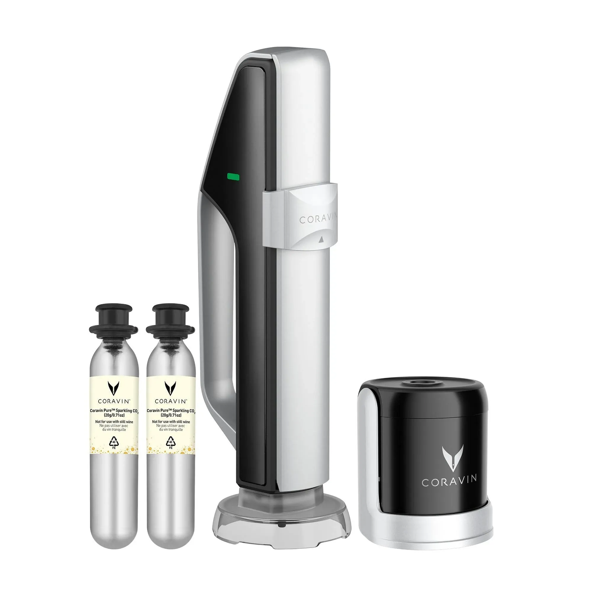 Coravin Sparkling Wine Preservation System - Silver