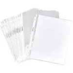 Amazon Basics Clear Sheet Protector for 3 Ring Binder, 8.5" x 11" - 500-Pack