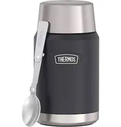 Thermos Icon 24oz Stainless Steel Food Storage Jar with Spoon