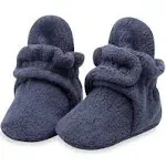 Zutano Unisex Fleece Baby Booties, Two Snap Closure, Newborn to 24 Months