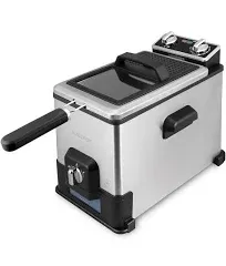 KALORIK #32306 4L Deep Fryer Stainless Steel Adjustable Temp