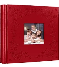 Photo Album 4x6 600 Pockets Photos, Leather Frame Cover Photo Book, Large Capacity Wedding Baby Family Picture Albums Holds 600 Horizontal and Vertical Photos(Black, 600 Pockets)