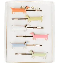 Meri Meri Sausage Dog Hair Slides (6 Pack)