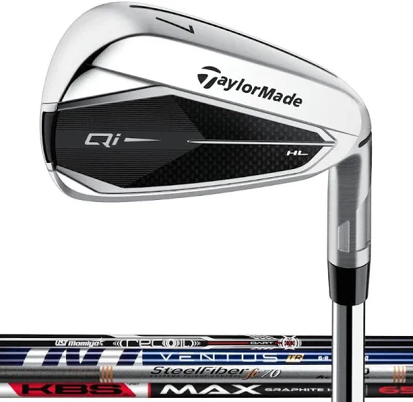 Taylor Made Qi HL Iron Set 5-PW (Graphite Fujikura Speeder NX TCS Regular,