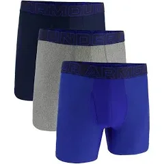 Men's Under Armour Performance Tech 6” Boxer Briefs – 3 Pack