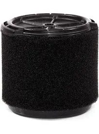 Wet/Dry Vac Foam Filter - Single Wet Application - Fits 3-4.5 Gallon Shop Vac