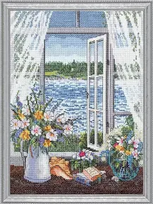 Design Works A Breeze Off the Ocean Counted Cross-Stitch Kit