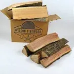 Wilson Oak Split Firewood - Seasoned Natural Kiln Dried Fireplace, Fire Pit, Bonfire Logs (XL)