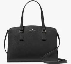 New Kate Spade Perry Medium Satchel Saffiano Leather Black with Dust bag