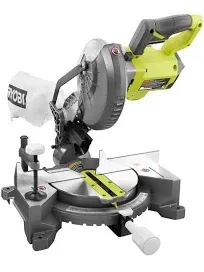 RYOBI 18-Volt ONE+ Cordless 7-1/4 in. Compound Miter Saw with Blade