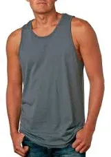 Next Level Apparel mens Next Level Premium Jersey Tank(3633)-TURQUOISE-L