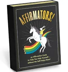 AFFIRMATORS! 50 Affirmation Cards to Help You Help Yourself… BRAND NEW SEALED