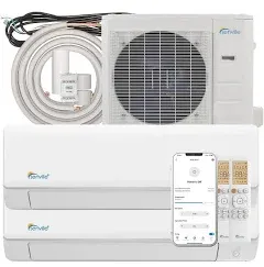 Senville Dual Zone Mini Split Air Conditioner Heat Pump 28000 BTU