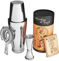 Mixology & Craft Boston Cocktail Shaker Set