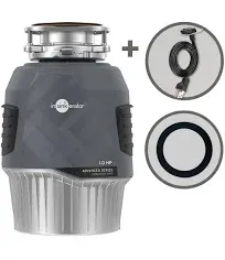 Evolution 1300 3/4 HP Garbage Disposal Continuous Feed Food Waste Disposer EZ Connect Cord