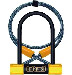 OnGuard Bulldog Medium DT U-Lock & Wheel Cable Bike Security Bicycle Lock