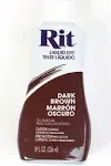 Rit 88259-XCP3 Dye 8 oz Dark Brown For Fabric Dark Brown - pack of 3