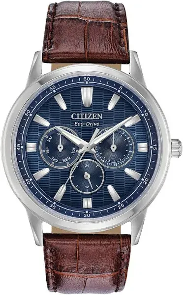 Citizen Men's BU2070-12L Corso Brown Leather Watch