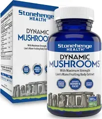 Dynamic MUSHROOM Stonehenge Health Immune Support LIONS MANE Memory Inflammation