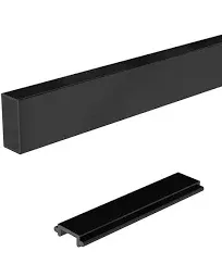 Peak Aluminum Railing 4 ft. Black Aluminum Deck Railing Picket and Spacer Kit for 42 in. high system