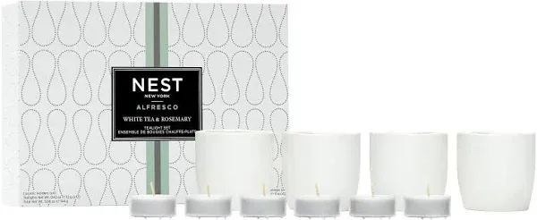 White Tea & Rosemary Alfresco Tealight Tealights Set