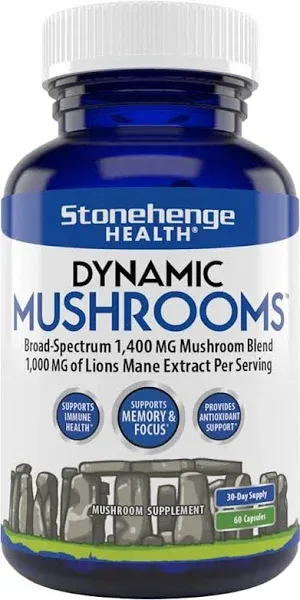 Stonehenge Health Dynamic Mushrooms Lion's Mane Blend