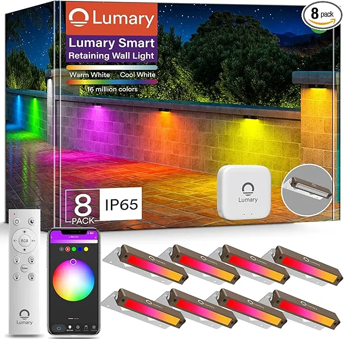 Lumary 7 Inch Smart LED Hardscape Paver Light