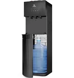 Avalon Black Stainless Tri-Temperature Self Cleaning Bottom Loading Water Cooler