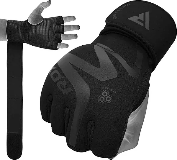 RDX MMA Grappling Gloves With Wrist Wraps Men Women, Hybrid Design Gym Weight Sm