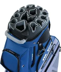 ASK ECHO 2024 T-Lock Golf Cart Bag with 14 Way Organizer Divider Top, Premium Ca