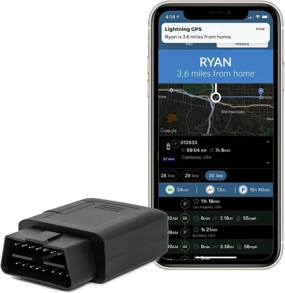 Lightning GPS OBD-II Real Time GPS Tracker for Vehicles Car GPS Tracker Device