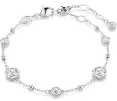 [Swarovski] [Official] Imber Bracelet Round Cut White Gold Tone PlatingJapan