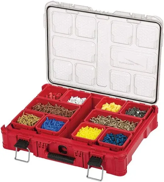 &#034;11-Compartmen<wbr/>t Small Parts Organizer Milwaukee Packout Tool Box Storage System