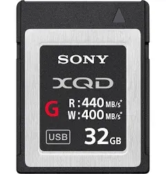 NEW Sony Professional XQD G Series 64GB Memory Card - (QDG64FJ) 440-400MB/s R:W