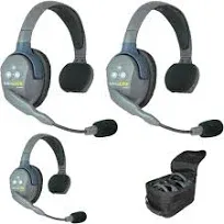 Eartec UltraLITE 3-Person Full-Duplex Wireless Intercoms