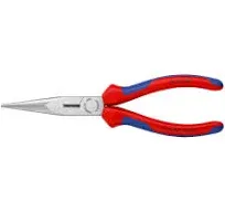 KNIPEX 2612200 8"LONG NOSE PLIERS WITH CUTTER COMFORT GRIP | Mile-X Equipment