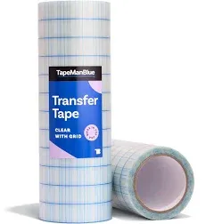 12&#034; X 100&#039; Roll of Clear Transfer Tape for Vinyl, Made in America, Vinyl Transfe