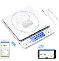 Reflex Digital Pocket Wireless Smart Food Kitchen Scale