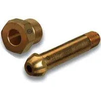 Radnor 64003976 CGA-580 Brass Nitrogen Hose NutNipple