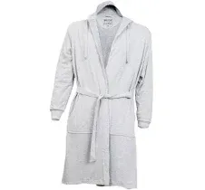 DudeRobe Men's Hooded Bathrobe