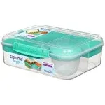 Bento Box Adult Lunch Box with 2 Compartments, Sandwhich,Sala<wbr/>d Dressing Conta...