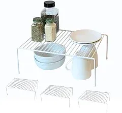 Evelots Kitchen Cabinet/ Counter Shelf Organizer