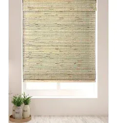 Arlo Blinds Cordless Petite Rustique Bamboo Roman Shades